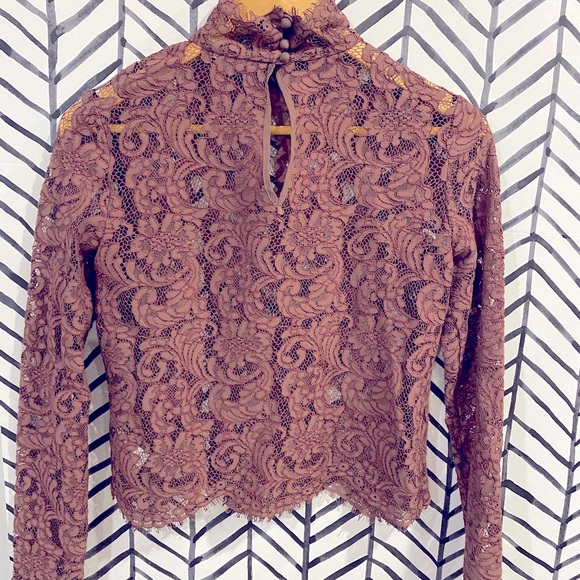 Wilfred Lace High Necked Blouse - Picture 2 of 3